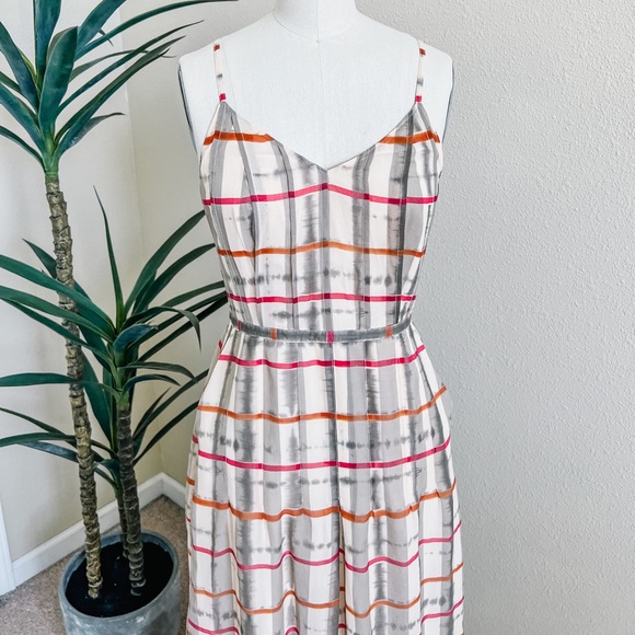 Sold! Broadway & Boom Pleated Pocket Maxi Dress sz 0 - Picture 3 of 8